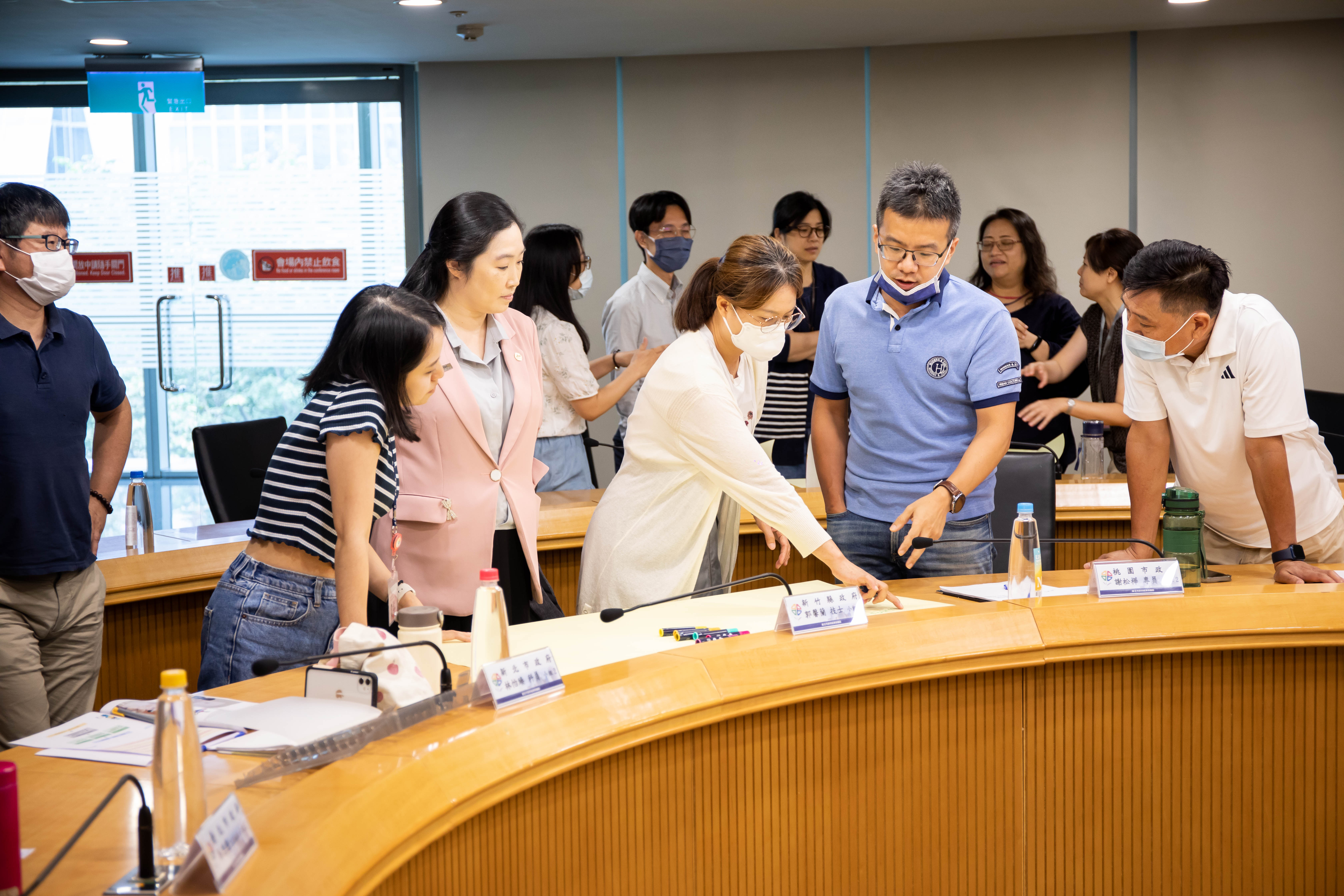 活動將各縣市與會人員分組，促進跨縣市間交流
