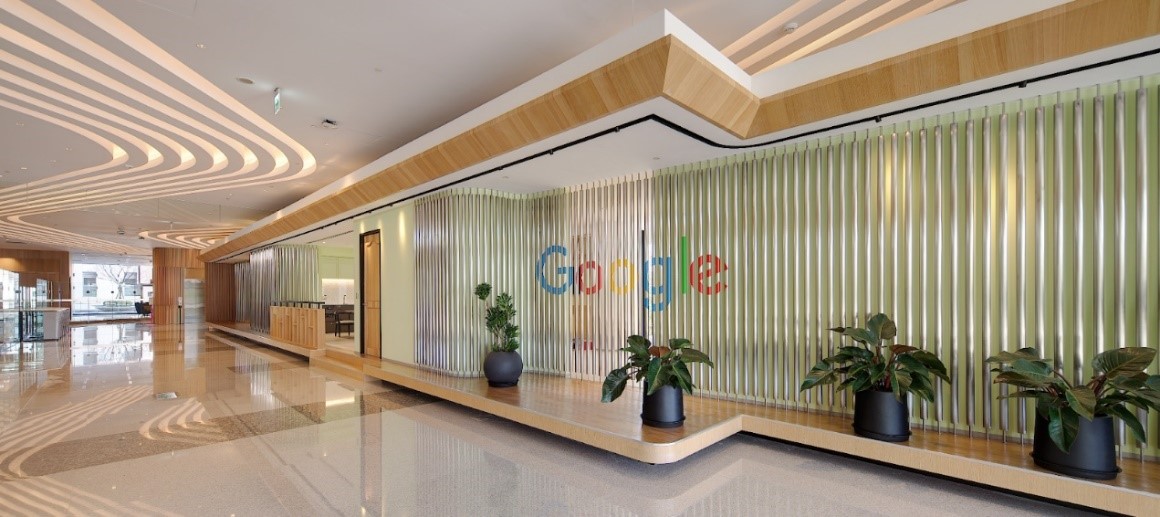 Google進駐位於板橋的台北遠東通訊園區的第一棟樓，已於110年1月啟用。