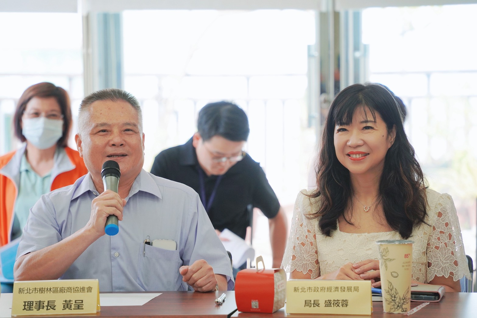 黃理事長也特別肯定新北市府的積極作為，讓廠商覺得政府真的有站在我們身邊，這點對大家來說很重要