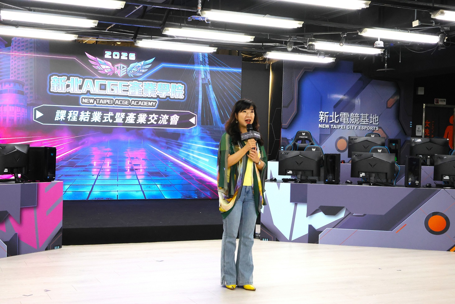 盛局長致詞勉勵學員持續累積專業能力,把握學習與交流機會,探索ACGE產業多元發展方向。