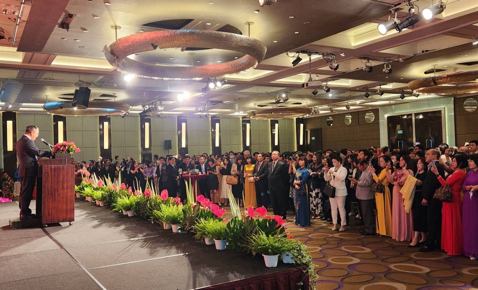 現場眾多貴賓蒞臨「越南78週年國慶酒會」，恭賀越南國慶盛事