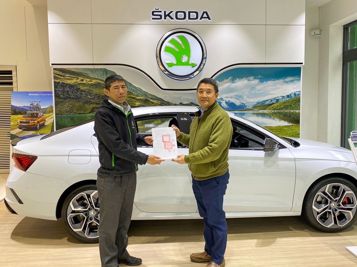 金元三汽車(SKODA)與黎明技術學院簽署產學攜手合作計畫。